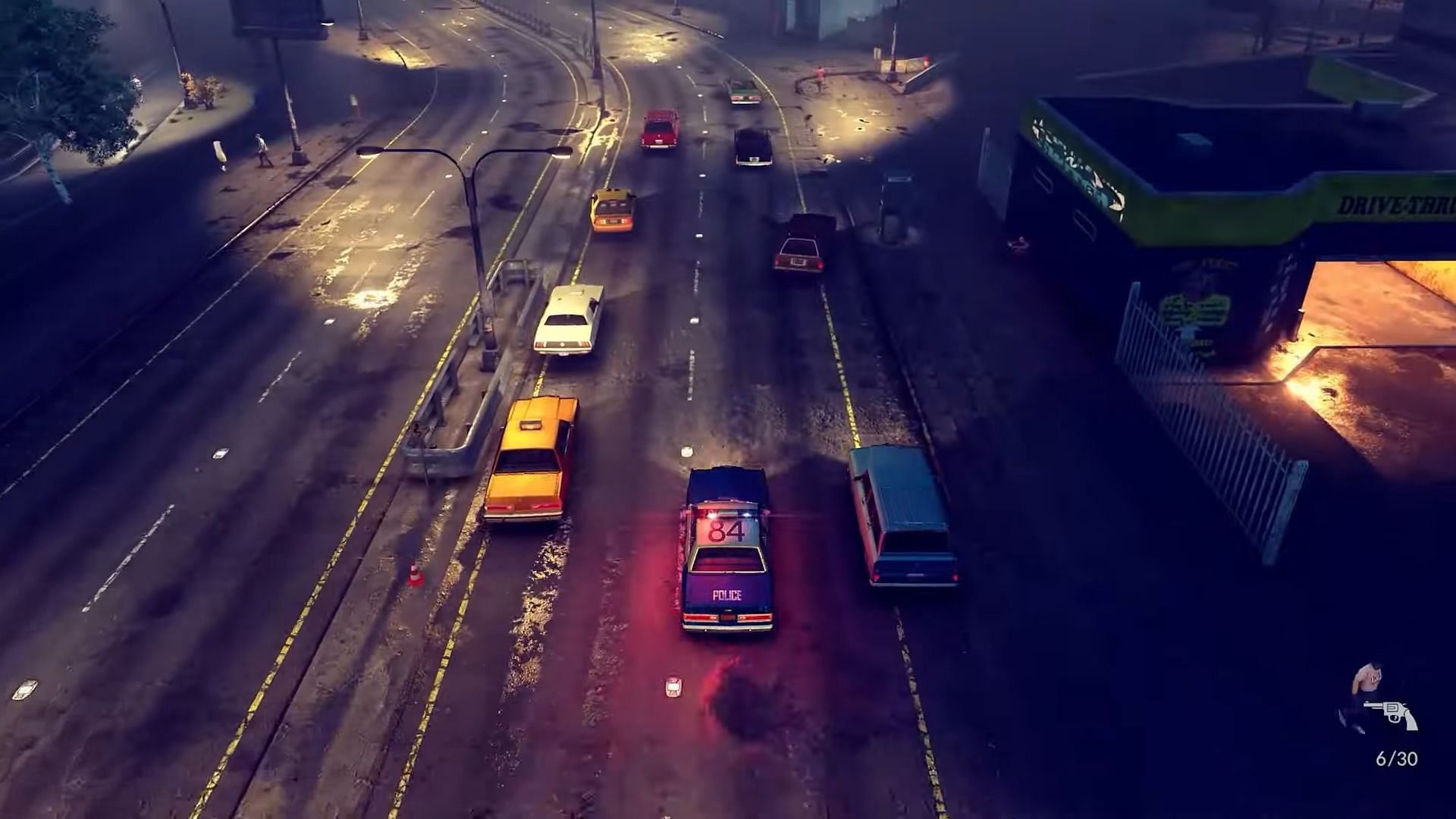 When a suspect flees, step on the pedal as soon as you can (Image via Kwalee)